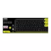 Port Connect Tough Office USB-klaviatuur - must