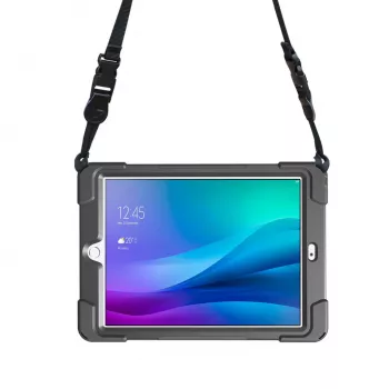 Port Designs Pro Shock 360 vastupidav kaitsev ja pöörlev ümbris Samsung Galaxy Tab A9+ jaoks - must