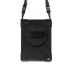 Port Designs Pro Shock 360 vastupidav kaitsev ja pöörlev ümbris Samsung Galaxy Tab A9+ jaoks - must