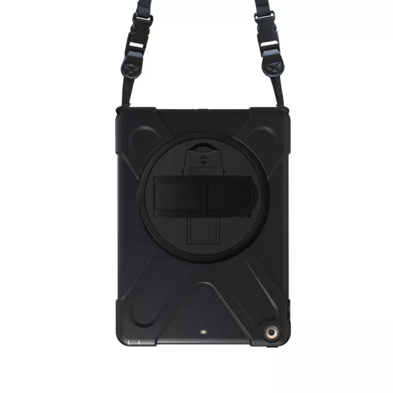 Port Designs Pro Shock 360 vastupidav kaitsev ja pöörlev ümbris Samsung Galaxy Tab A9+ jaoks - must