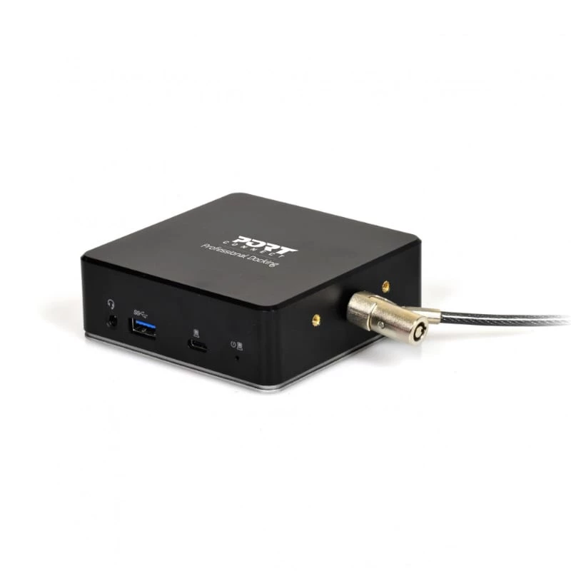 PORT USB-C 11-in-1 Multiport Hub Docking Station - 2x HDMI 4K, 3x USB-A, USB-C PD 100W, RJ45 Gigabit Ethernet, Audio Jack - Must