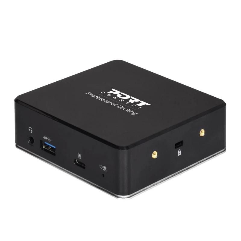 PORT USB-C 11-in-1 Multiport Hub Docking Station - 2x HDMI 4K, 3x USB-A, USB-C PD 100W, RJ45 Gigabit Ethernet, Audio Jack - Must