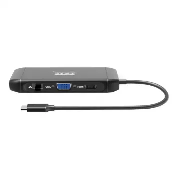 PORT USB-C Docking Station 11-in-1 Hub 4K HDMI, VGA, Gigabit Ethernet, 100W PD, USB 3.1, SD/MicroSD, Audio - Must