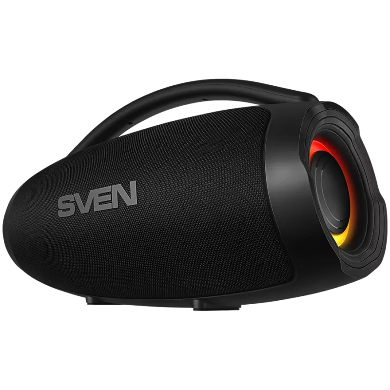 Kaasaskantav kõlar SVEN PS-375, must, võimsus 30+2x15W (RMS), TWS, Bluetooth, USB, liitiumaku
