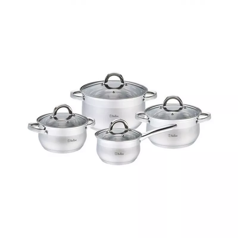 POT SET 8PCS MONZA BR-4008
