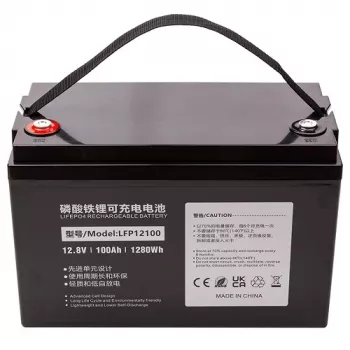 POWER PLANT LiFePO4 aku 12.8V 100Ah – 1280Wh süvatsükkel sisseehitatud BMS-iga