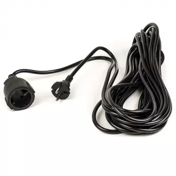POWER PLANT, LLC 10m pikendusjuhe, 1 pistikupesa, 2x1.0mm², valge, siseruumidesse