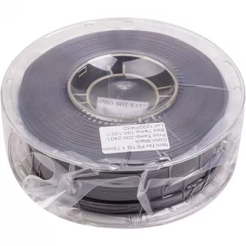 POWER PLANT, LLC PETG 3D Printing Filament, 1.75mm, 1kg, Black