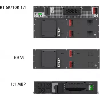 PowerWalker On-Line 10000VA Rack UPS ICR IoT - 10kW topeltmuundus, 3U, vahetatavad akud