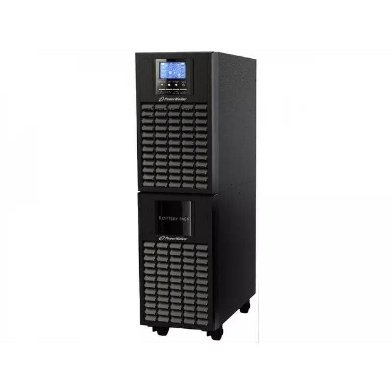 PowerWalker On-Line 10000VA UPS CG - Torni topoloogiaga kahekordse muundamise UPS, 10kVA/10kW, välised akud, kõvajuhtmega ühendus