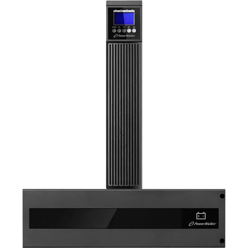 PowerWalker VFI 10000 RTG PF1 Online UPS 10000VA/10000W 5U Rack/Tower LCD with Battery Pack