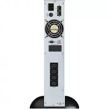 PowerWalker VFI 2000 CRS Katkematu toiteallikas (UPS) Double-Conversion (Online), 2 kVA / 1600 W, 4 AC-pistikupesa, Tower