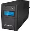 PowerWalker VI 650 SHL IEC line-interactive UPS – 650 VA / 360 W, torn, 2x IEC C13