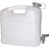 PRESSOL 20 L HDPE kanister koos tühjenduskraaniga, valge, toiduohutu 21167