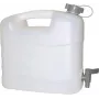 PRESSOL 20 L HDPE kanister koos tühjenduskraaniga, valge, toiduohutu 21167
