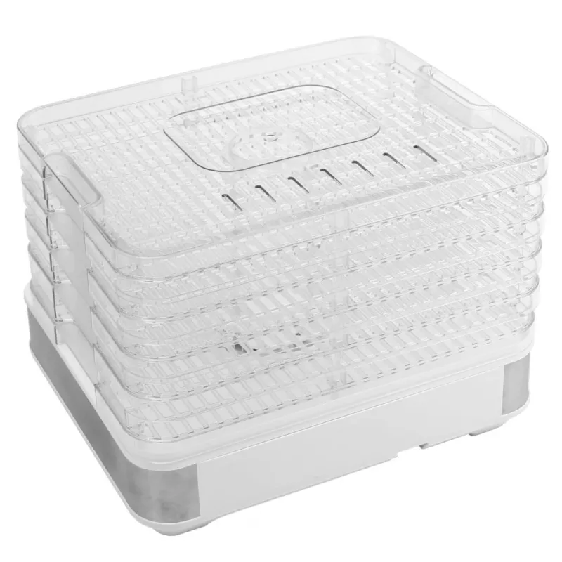 PRIME3 SFD51 toidukuivati läbipaistev ja valge 420 W 5 resti digitaalne taimer