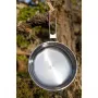 Primus Cookset Campfire Pot Set L - 2-osaline roostevabast terasest matkakeedukomplekt kurnikattega, kogumaht 4,8 L