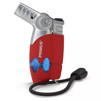 Primus PowerLighter III Spark Piezo Köögitulemasin – Punane, Täidetav butaangaasiga, Tuulekindel, Reguleeritav leek, Õues ja telkimiseks