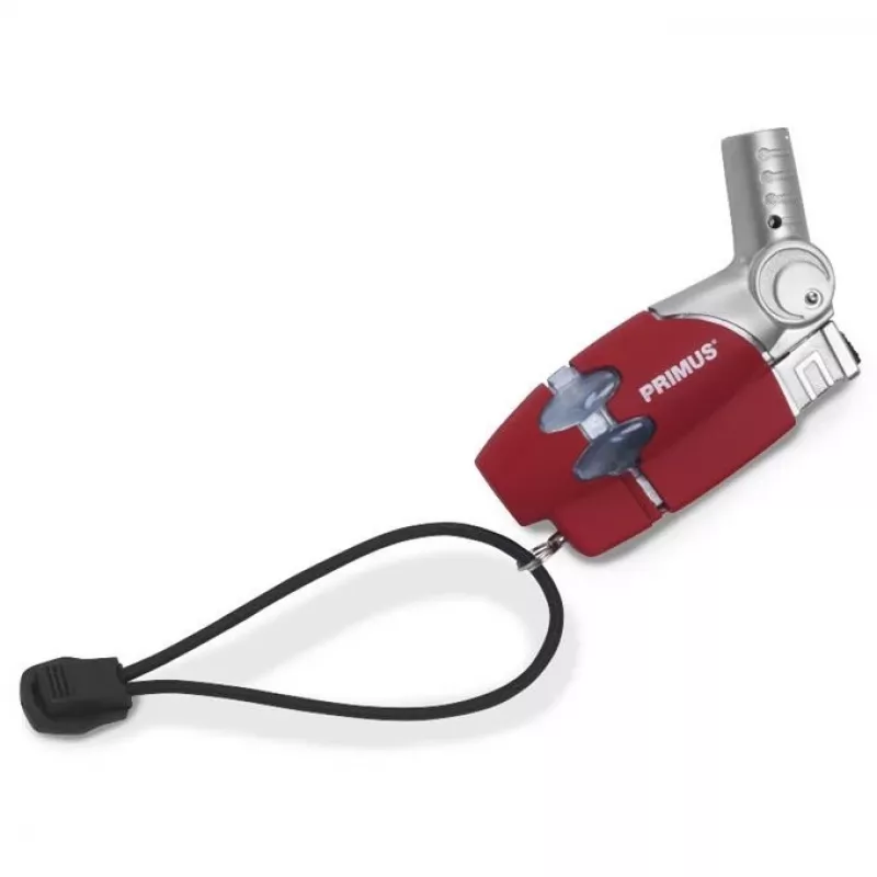 Primus PowerLighter III Spark Piezo Köögitulemasin – Punane, Täidetav butaangaasiga, Tuulekindel, Reguleeritav leek, Õues ja telkimiseks