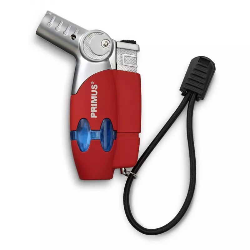 Primus PowerLighter III Spark Piezo Köögitulemasin – Punane, Täidetav butaangaasiga, Tuulekindel, Reguleeritav leek, Õues ja telkimiseks