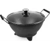 Princess 162389 elektriline wok 7L must die-cast alumiinium 1400W 250°C 01.162389.01.001