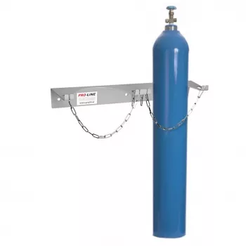 Pro-Line seinakinnitus 1 gaasiballoonile, max läbimõõt 250 mm, tööstuslik sinine