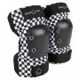 Pro-Tec Elbow Pads Checker L - Must/Valge ruuduline, suur, kõrge löögikaitsega rula-, rulluisu-, BMX- ja tõukerattasõiduks