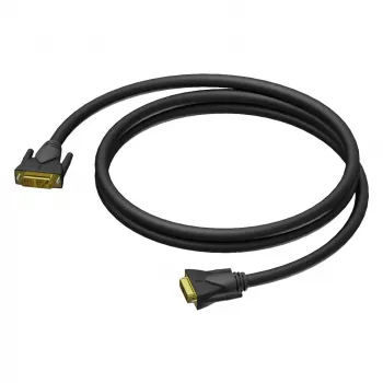 PROCAB CLV140/3 DVI-D Dual Link kaabel 3m - 2560x1600 @60Hz, kullatud pistikutega, topeltvarjestusega