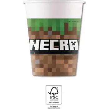 Procos Minecrafti peolaua paberkruusid 250 ml 8-pakk 95442