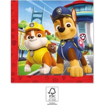 Procos Paw Patrol 2-kihilised pabersalvrätid, 20 pakis, 33x33 cm, mitmevärvilised 95599