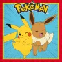 Procos Pokemon 2-kihilised pabersalvrätid 20 pakis, 33 x 33 cm, mitmevärvilised 98393