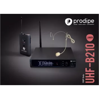 Prodipe B210SOLO DSP UHF juhtmevaba peakomplekti mikrofonisüsteem (F5, 863-865 MHz)