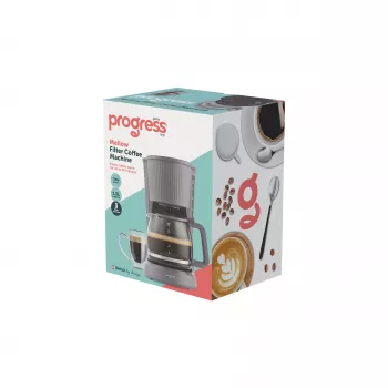 Progress EK6658PVDE Mellow Filterkohvimasin - 1.25L, 900W, Hall/Hõbe