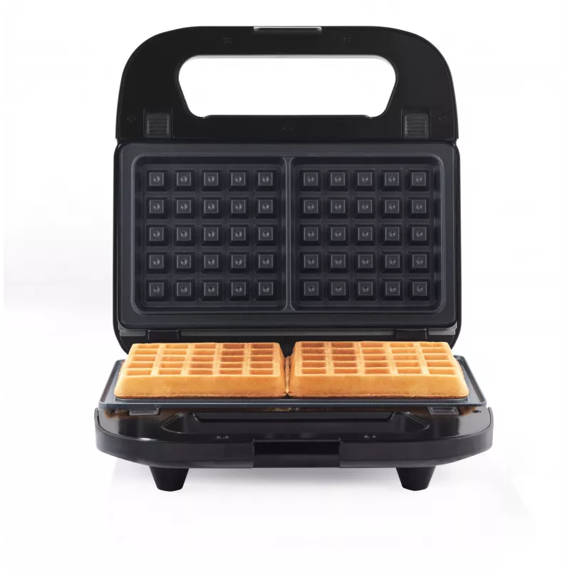 Progress EK6666PVDE 3 in 1 Snack Maker - Vahvli-, võileiva- ja sõõrikuvalmistaja, 900W, must