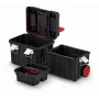 PROSPERPLAST Kistenberg Heavy Mobile Tool Box 40L Must/Punane ratastega
