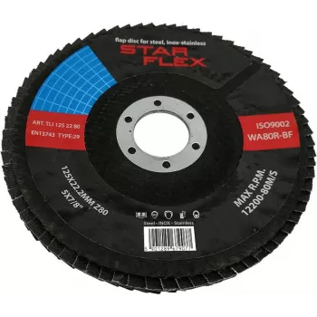 PSG Star Flex T29 125-22 Grit 80 INOX klappketas TLI1252280