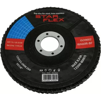 PSG Star Flex T29 lamellketas 125 mm x 22,23 mm tera 60 INOX TLI1252260