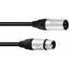 PSSO DMX-kaabel XLR 3-pin 20m must Neutriku pistikutega 30227818
