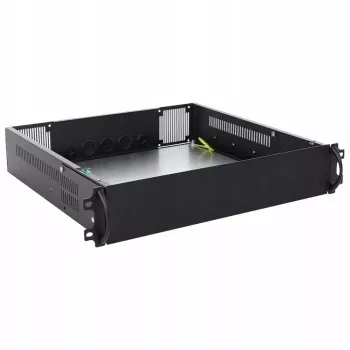 Pulsar ARAD2N 2U 400mm 19-tolline Racki Korpuse Must