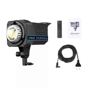 Puluz 120 W LED-stuudiovalgusti värvitemperatuuri reguleerimise ja kaugjuhtimispuldiga