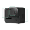 PULUZ PU507 9H Karastatud klaasist ekraani- ja objektiivikaitse komplekt GoPro HERO12/11/10 Black – 3-osaline komplekt (esiklaas, tagaklaas, objektiiv)