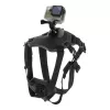 PULUZ Dog Chest Strap for Action Cameras (GoPro, Insta360, DJI Action) - Black