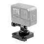 PULUZ Kiivrikinnitus spordikaameratele (DJI, GoPro, Insta360) - Must