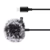 PULUZ Jack Tie Microphone with Clip PU425 1.5m USB-C