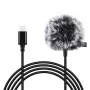 PULUZ Jack Tie Microphone with Clip PU425 1.5m USB-C