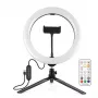 PULUZ LED Ring Light 26cm koos 8,3 cm statiiviga USB