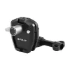 PULUZ Mootorratta tuuleklaasi klamber sportkaameratele (DJI Osmo Action 4, GoPro Hero 12, Insta360 Ace Pro / X4) - Must