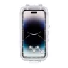 PULUZ Plastic Waterproof Case for iPhone 15 Plus/15 Pro Max/14 Plus/14 Pro Max/13 Pro Max/12 Pro Max/11 Pro Max (White)