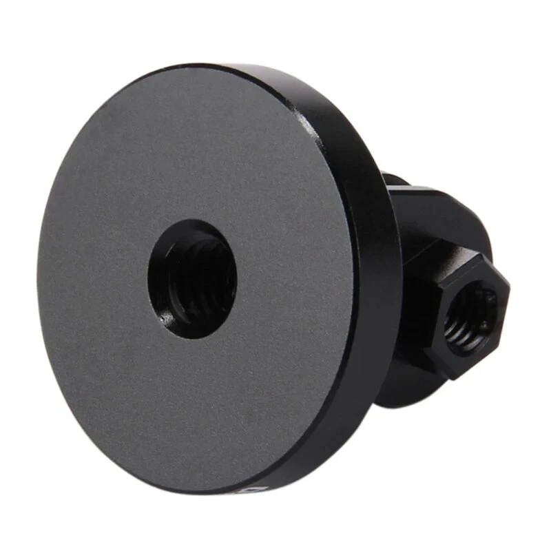 PULUZ PU145B CNC alumiiniumisulamist action-kaamera kinnitusadapter 1/4 tolli statiivikeermega, must