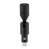 PULUZ PU425 USB-C lavaliermikrofon 1,5 m kaabliga, omnidirectional, plug and play